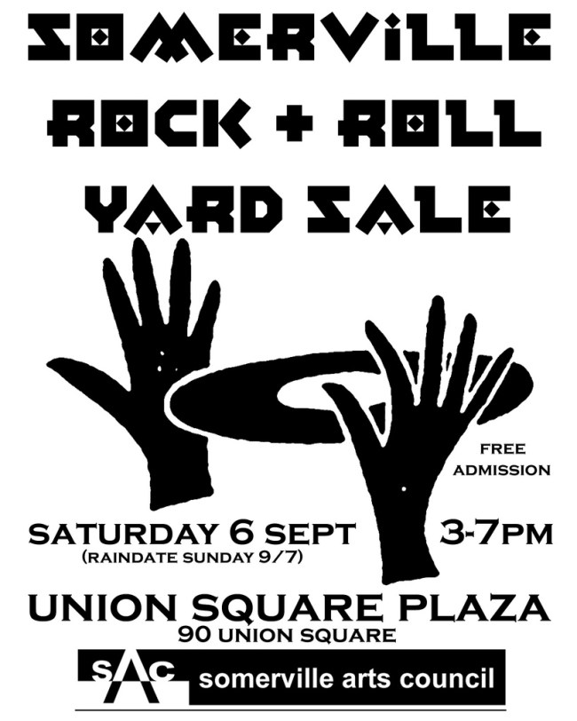September 6th 2008 Somerville Rock And Roll Yard Sale (Poster Design by Chris Daltry)