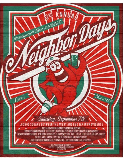 2013 NEIGHBOR DAYS RRYS POSTER