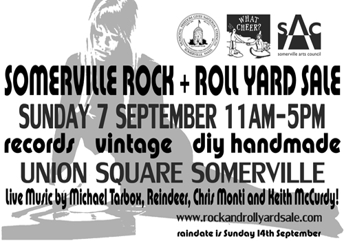 Sun 7 Sept 2014 Somerville Rock And Roll Yard Sale Details