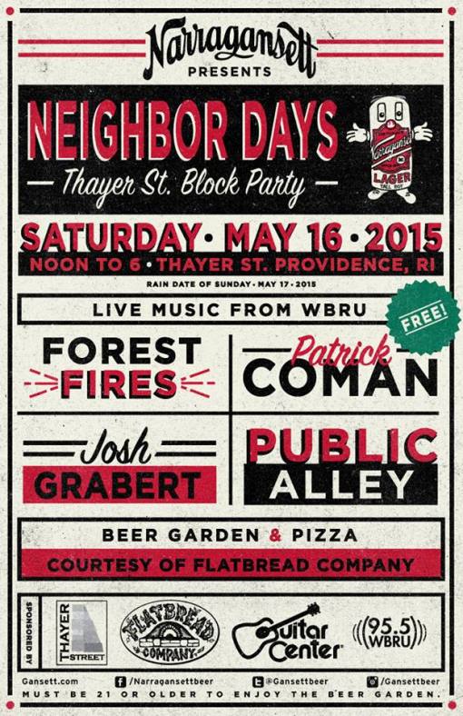 thayer street block party poster