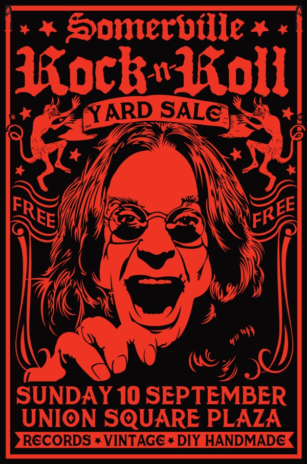 the 2017 somerville rock and roll yard sale 9.10