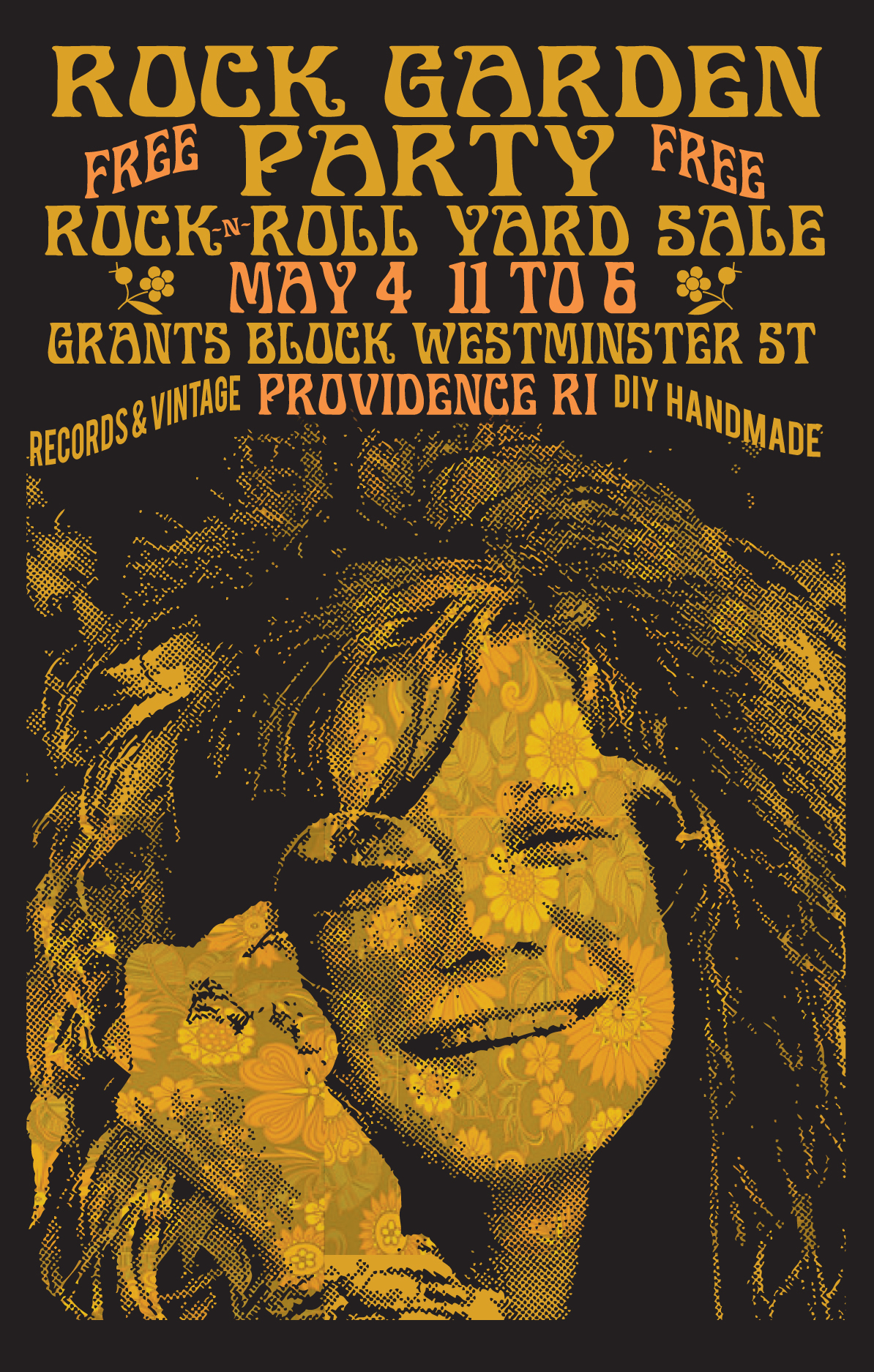 the Providence Rock And Roll Yard Sale 5.4.19 at the Rock Garden Party